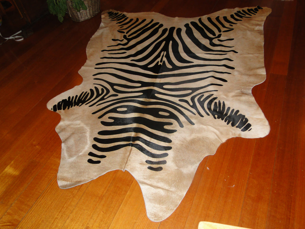 Beautiful Black Striped Zebra print on lovely rich honey caramel