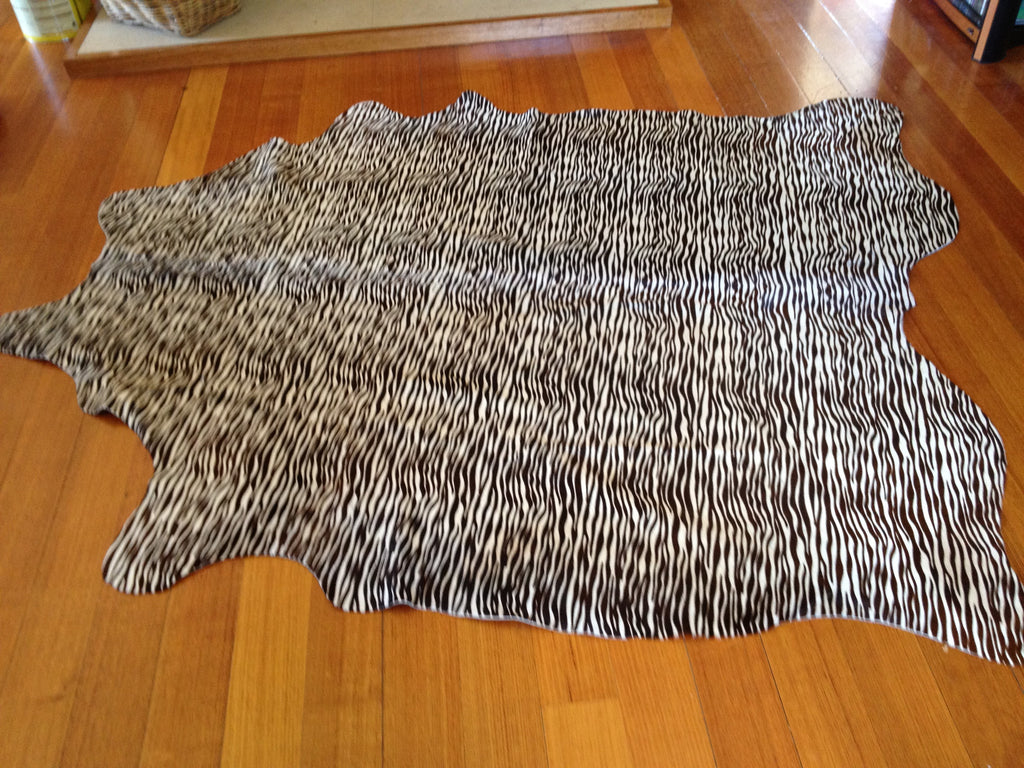 baby zebra printed hide